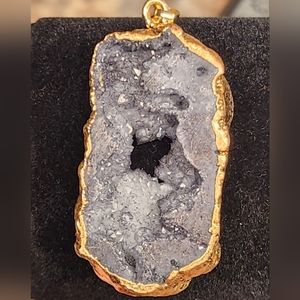 Absolutely Stunning Druzy Geode Necklace